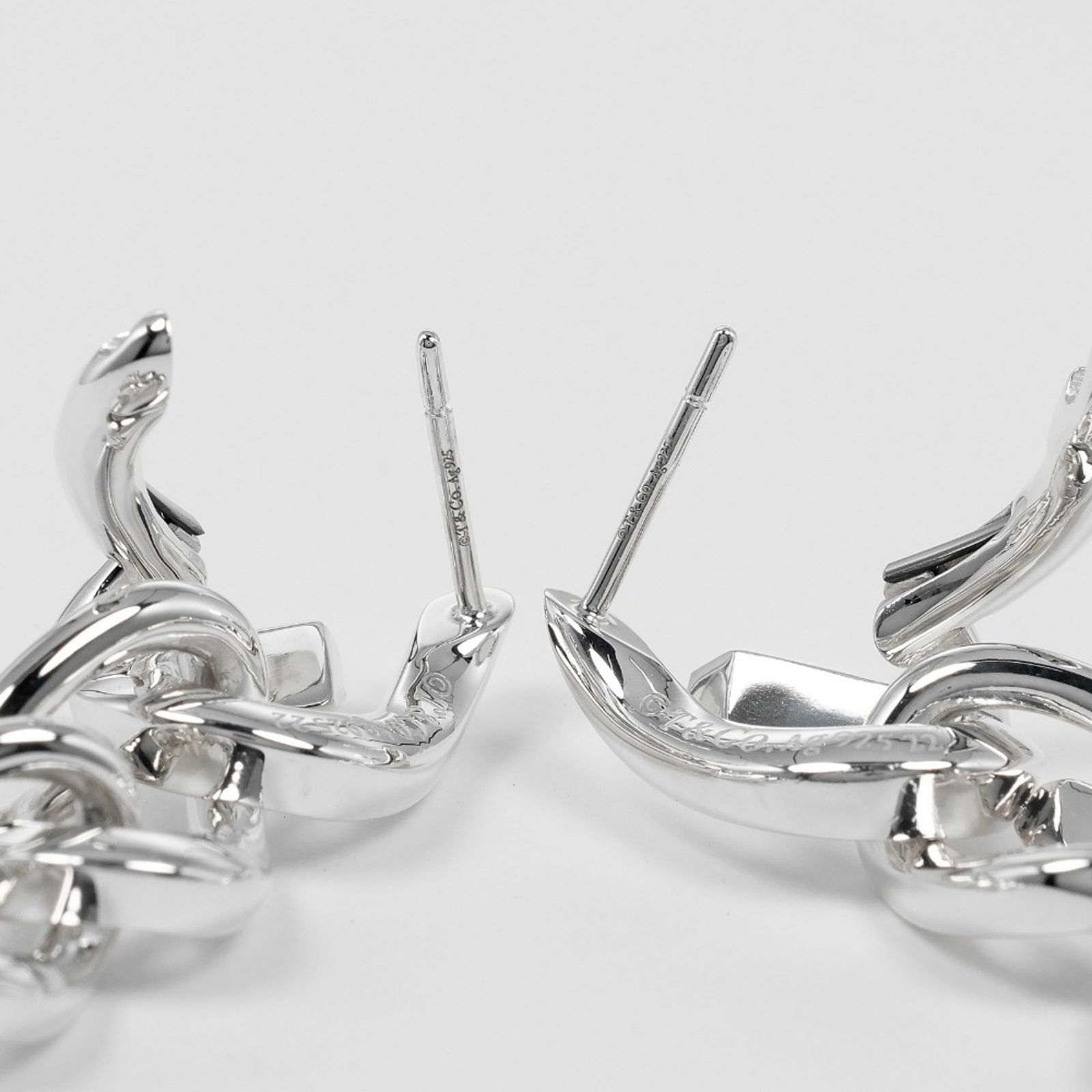 925 Tiffany Drop Earrings Silver - 5