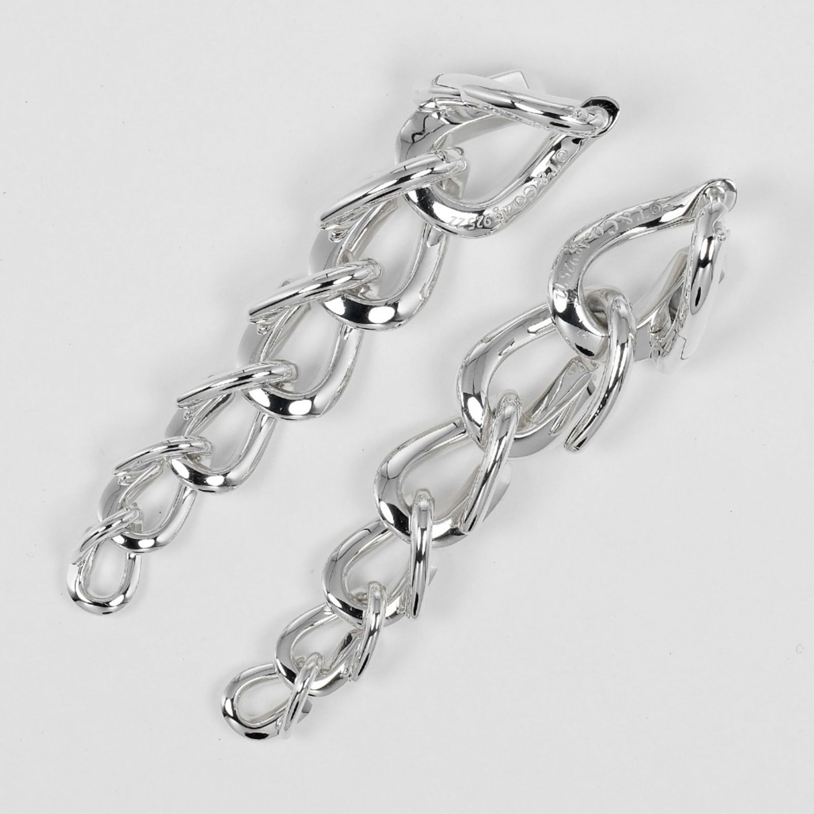 925 Tiffany Drop Earrings Silver - 7