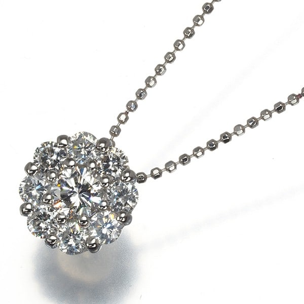 Platinum Diamond 0.358Ct/ 0.65Ct Flower Necklace 900 850: Platinum Diamond 0.358Ct/ 0.65Ct Flower Necklace 900 850 This listing features Platinum Diamond 0.358Ct/ 0.65Ct Flower Necklace 900 850. Item specifics are provided below. Item Specifics: Metal: