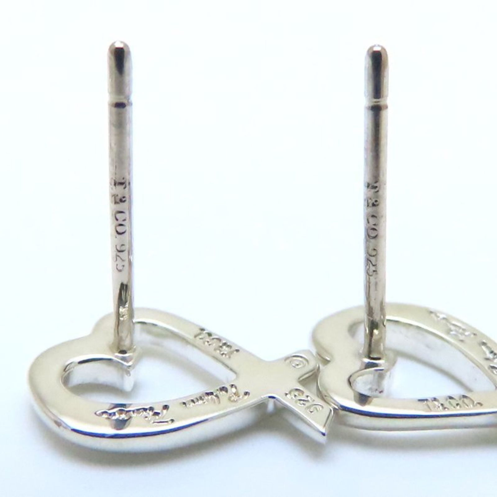 925 Tiffany Stud Earrings Silver - 6