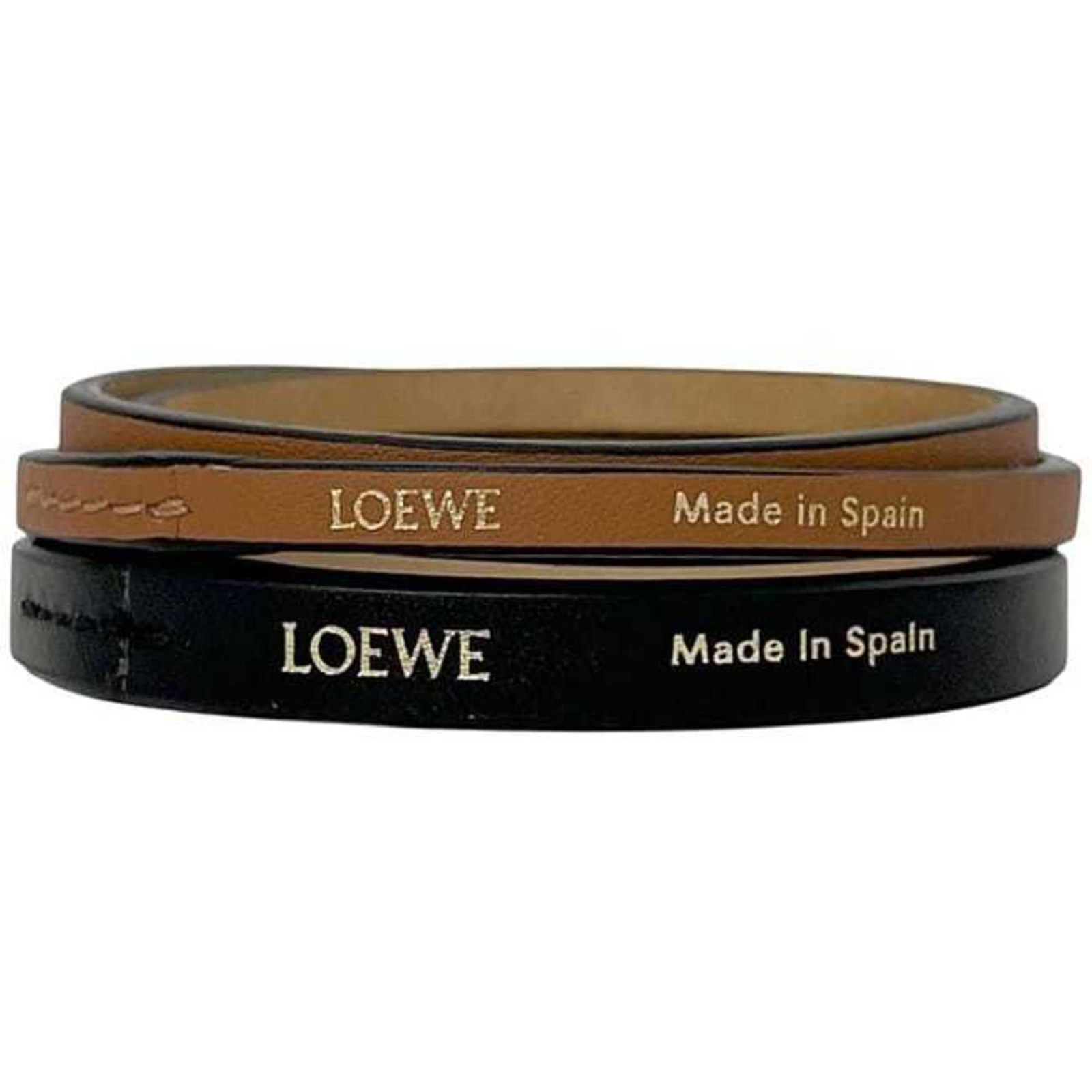 Leather Loewe Charm Bracelet - 3