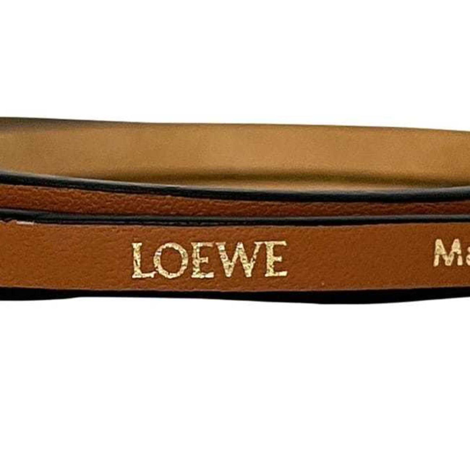 Leather Loewe Charm Bracelet - 8