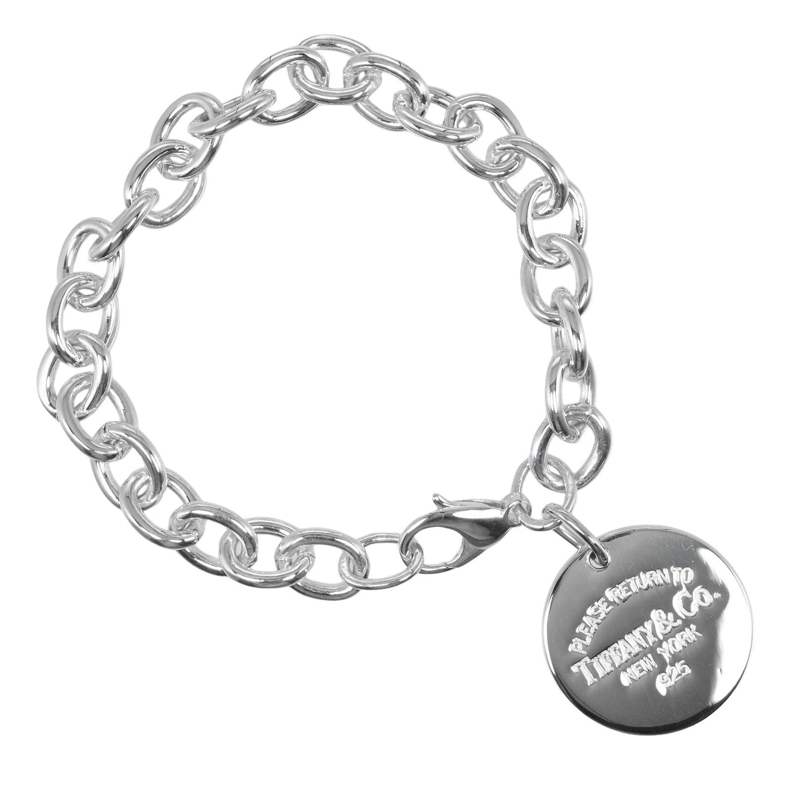 925 Tiffany Charm Bracelet Silver: 925 Tiffany Charm Bracelet Silver This listing features 925 Tiffany Charm Bracelet Silver. Item specifics are provided below. Item Specifics: Brand: Tiffany Type: Charm Bracelet Gender: Women Material