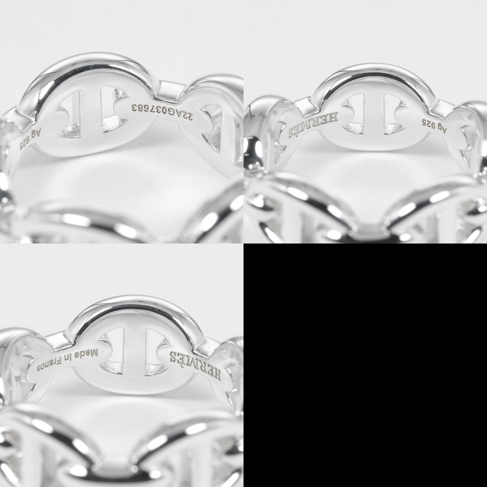 925 Hermes Band Ring Silver - 4