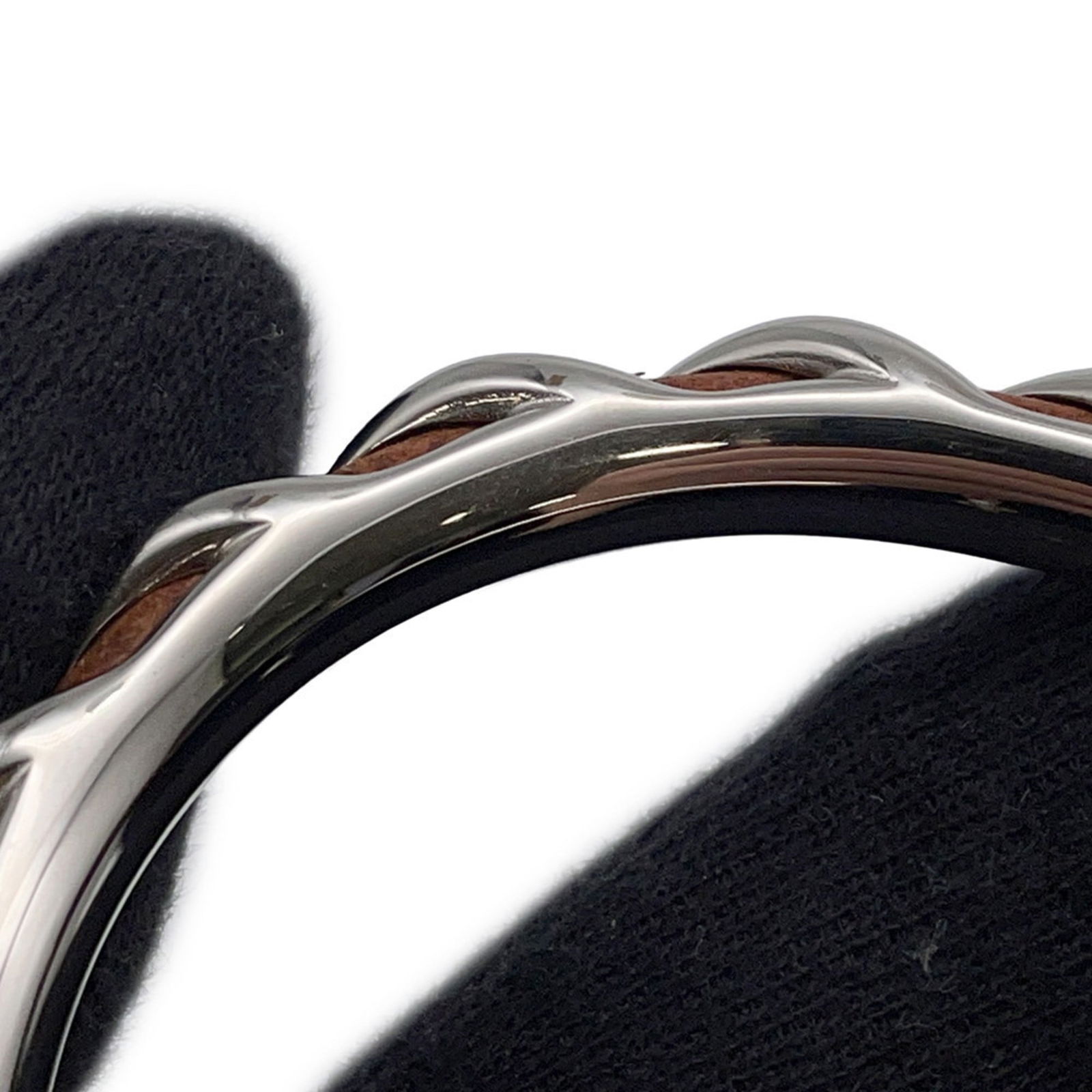 Metal - Hermes Bangle Leather - 5