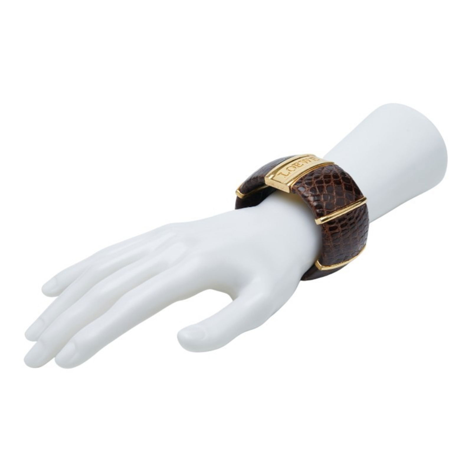 Leather - Loewe Bangle Gold Plating - 7