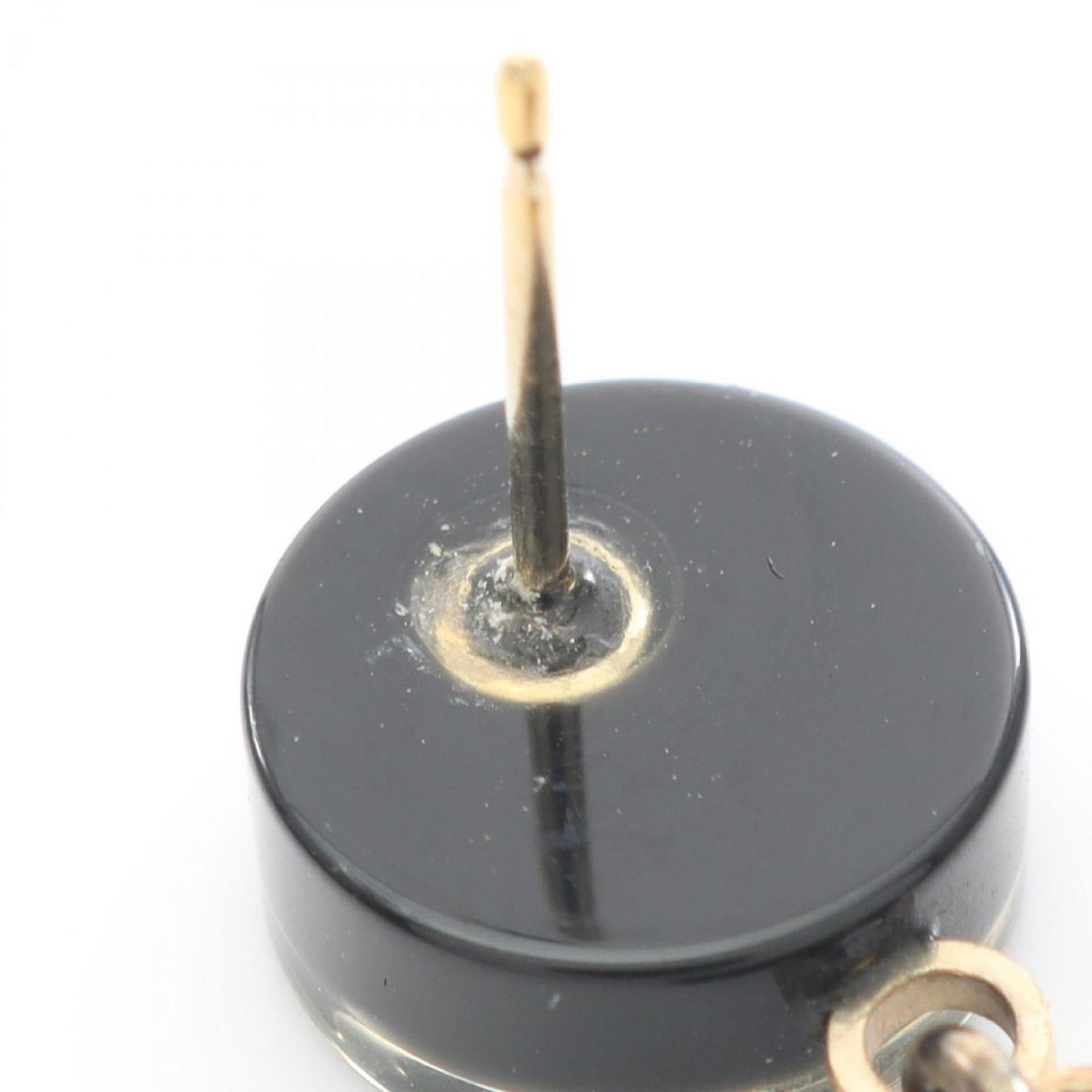 Plastic Chanel Stud Earrings - 5