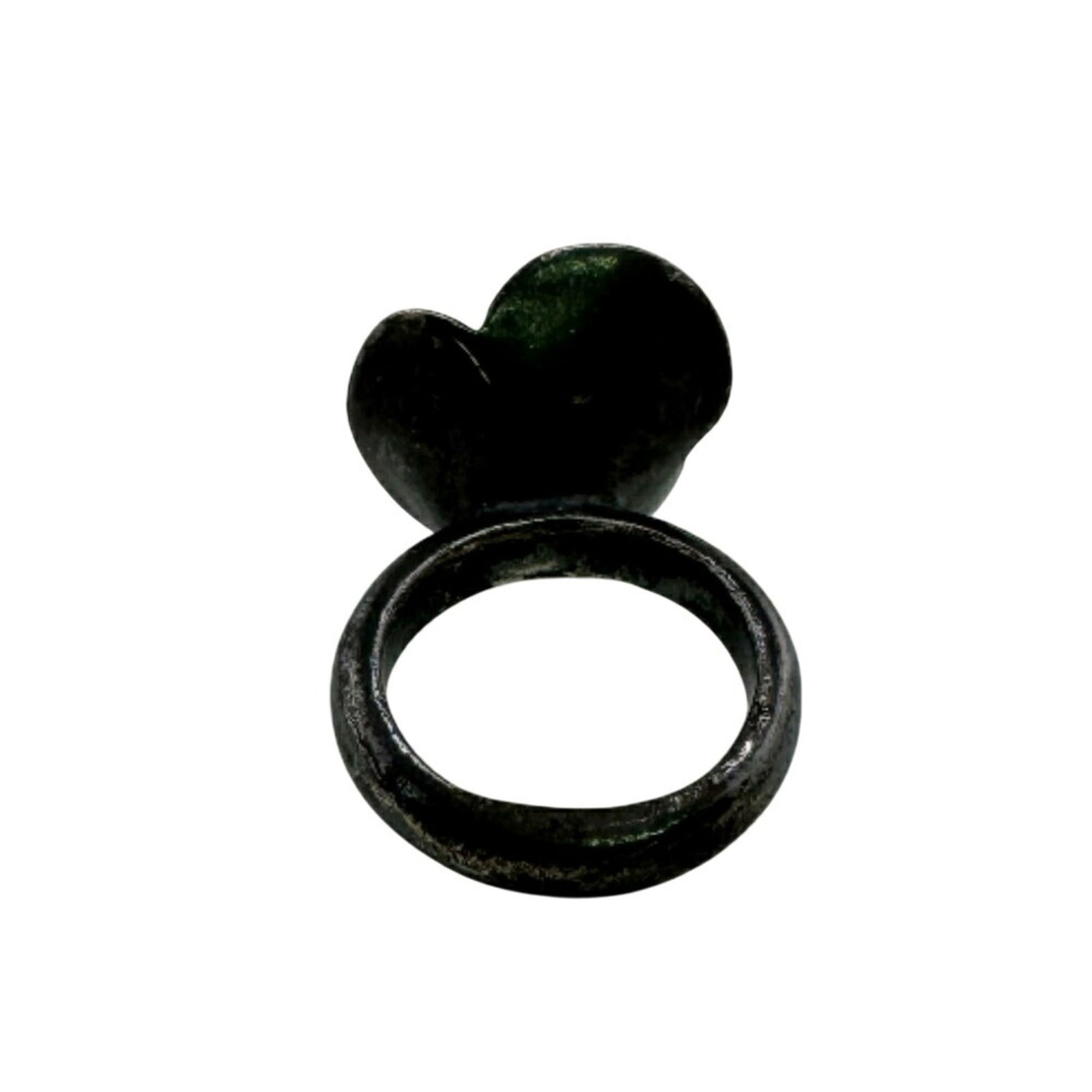 Silver Chanel Band Ring - 3