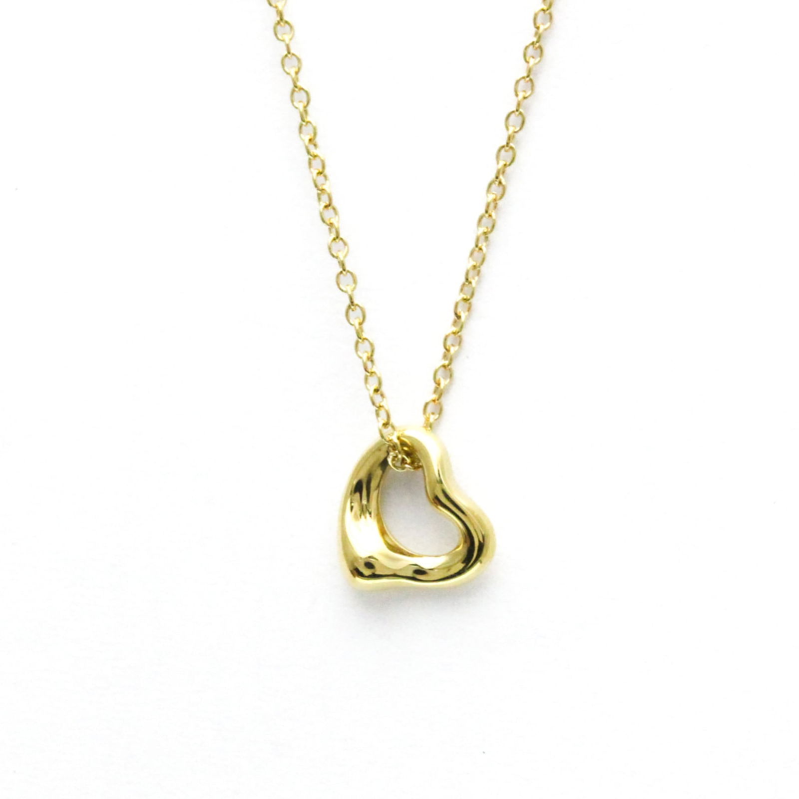 Women Fashion Pendant Necklace (Yellow) - Tiffany Open Heart Yellow Gold (18K) No Stone Men (1 of 14)