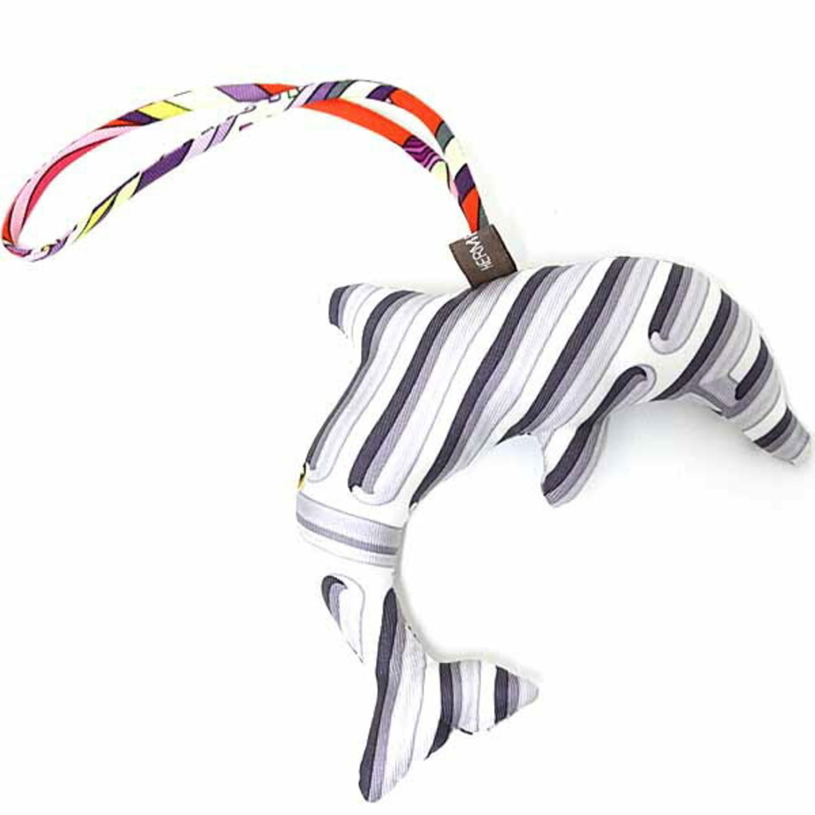 Silk Hermes Handbag Charm - 2