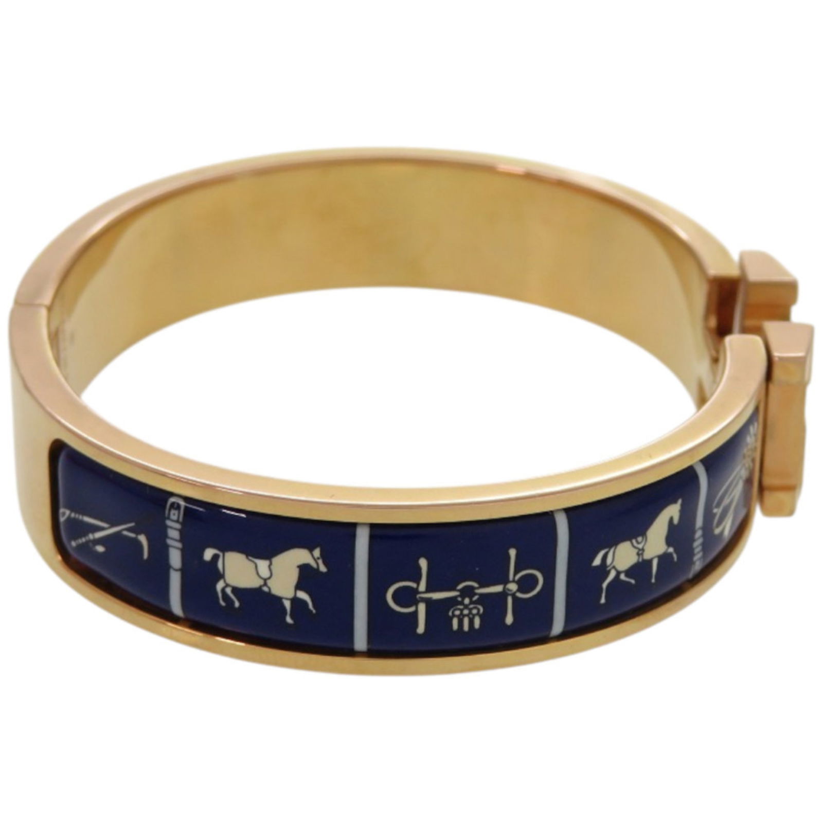 Metal Hermes Bangle - 5