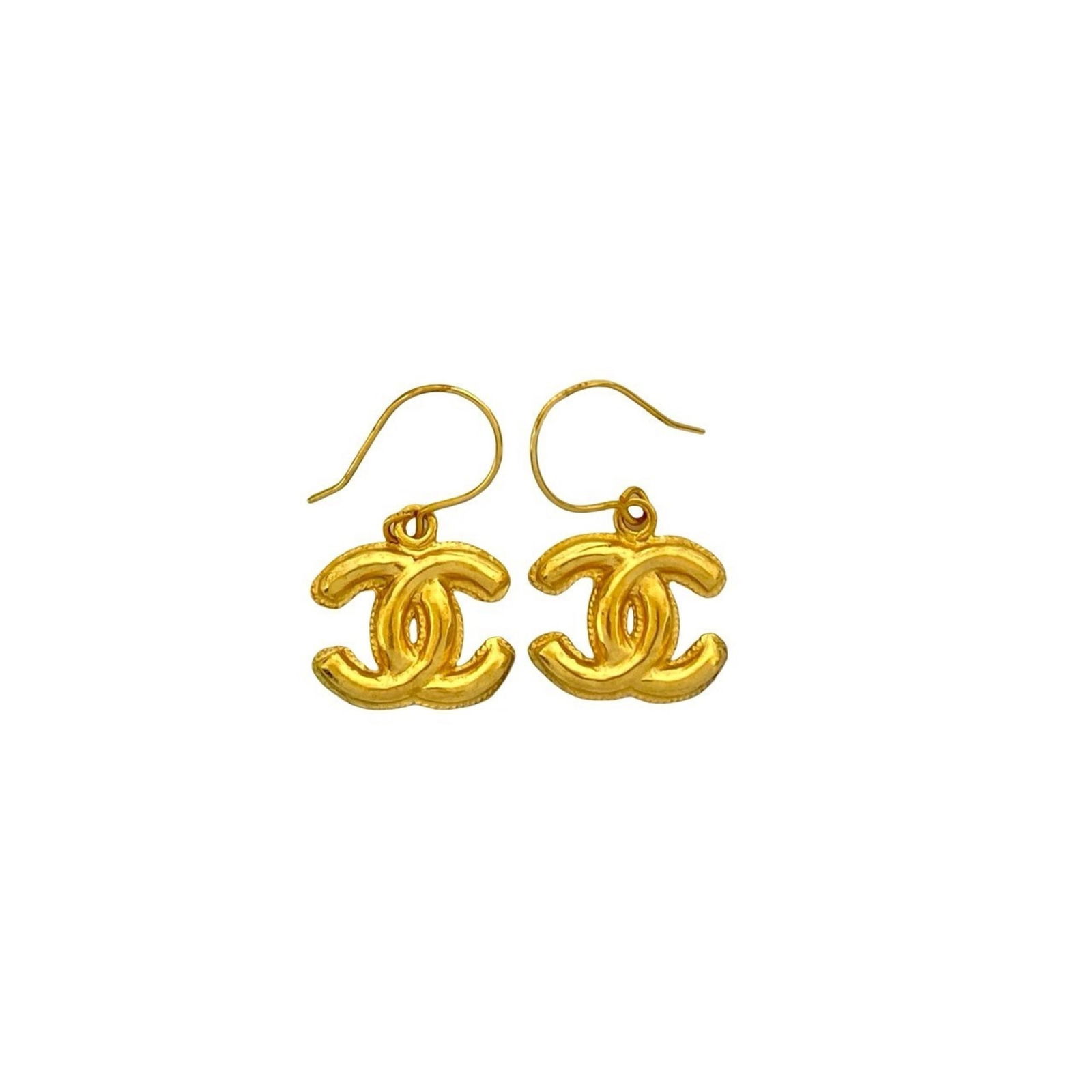 Plating Chanel Stud Earrings Gold - 5