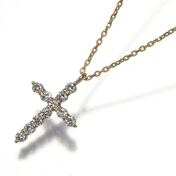 Gold Vendome Necklace Diamond 0.20Ct Cross 18K 750 Yellow: Gold Vendome Necklace Diamond 0.20Ct Cross 18K 750 Yellow This listing features Gold Vendome Necklace Diamond 0.20Ct Cross 18K 750 Yellow. Item specifics are provided below. Item Specifics: Brand: