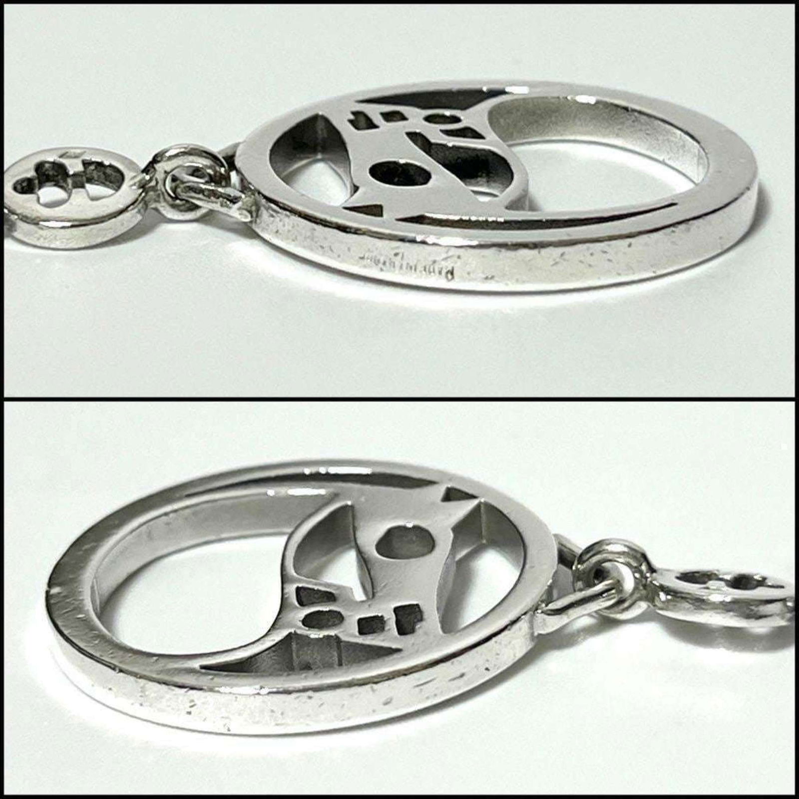 Silver Hermes Handbag Charm - 7