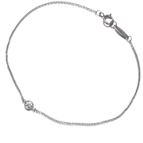 Platinum Tiffany&Co. Bracelet Diamond 0.08Ct By The Yard 950 (1 of 5)