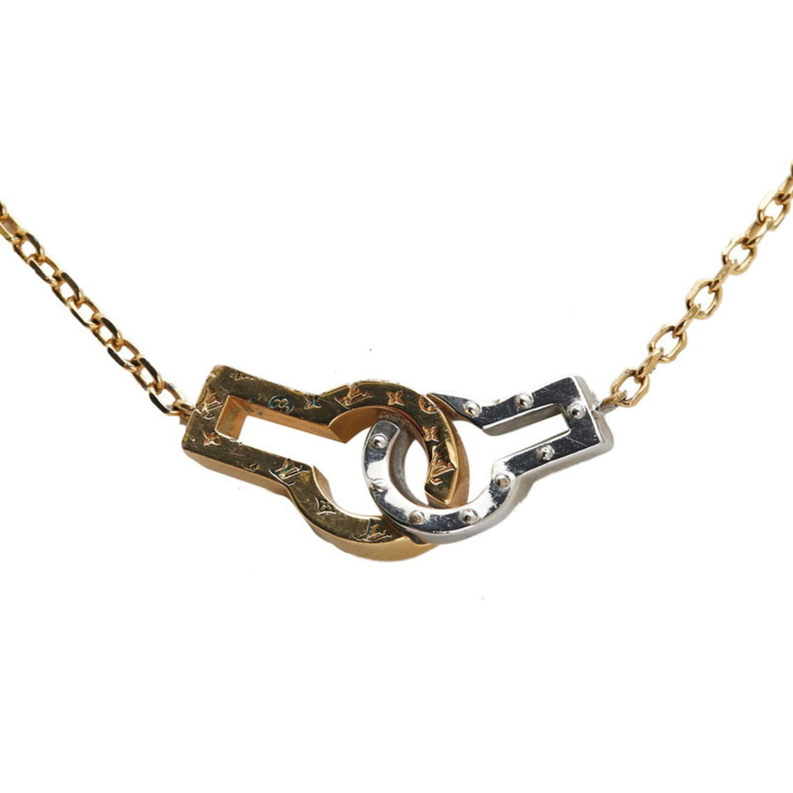 Women Louis Vuitton Collier Twin Locks Necklace M64887 in Gold and Silver Plated Metal for: Women Louis Vuitton Collier Twin Locks Necklace M64887 in Gold and Silver Plated Metal for This listing features Women Louis Vuitton Collier Twin Locks Necklace M64887 in Gold and Silver Plated Metal