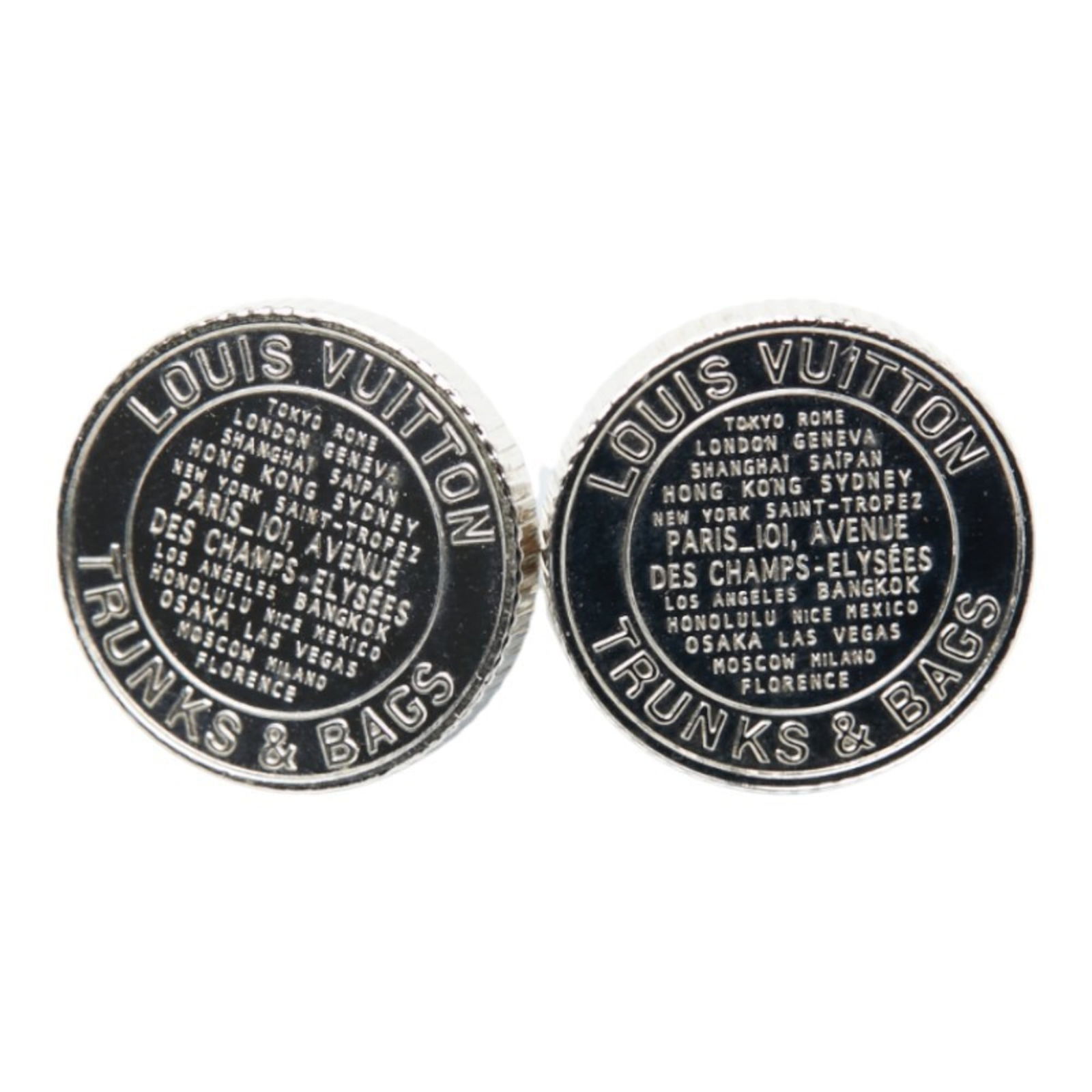 Metal Louis Vuitton Cufflinks: Metal Louis Vuitton Cufflinks This listing features Metal Louis Vuitton Cufflinks. Item specifics are provided below. Item Specifics: Brand: Louis Vuitton Type: Cufflinks Gender: Men Material: Metal C