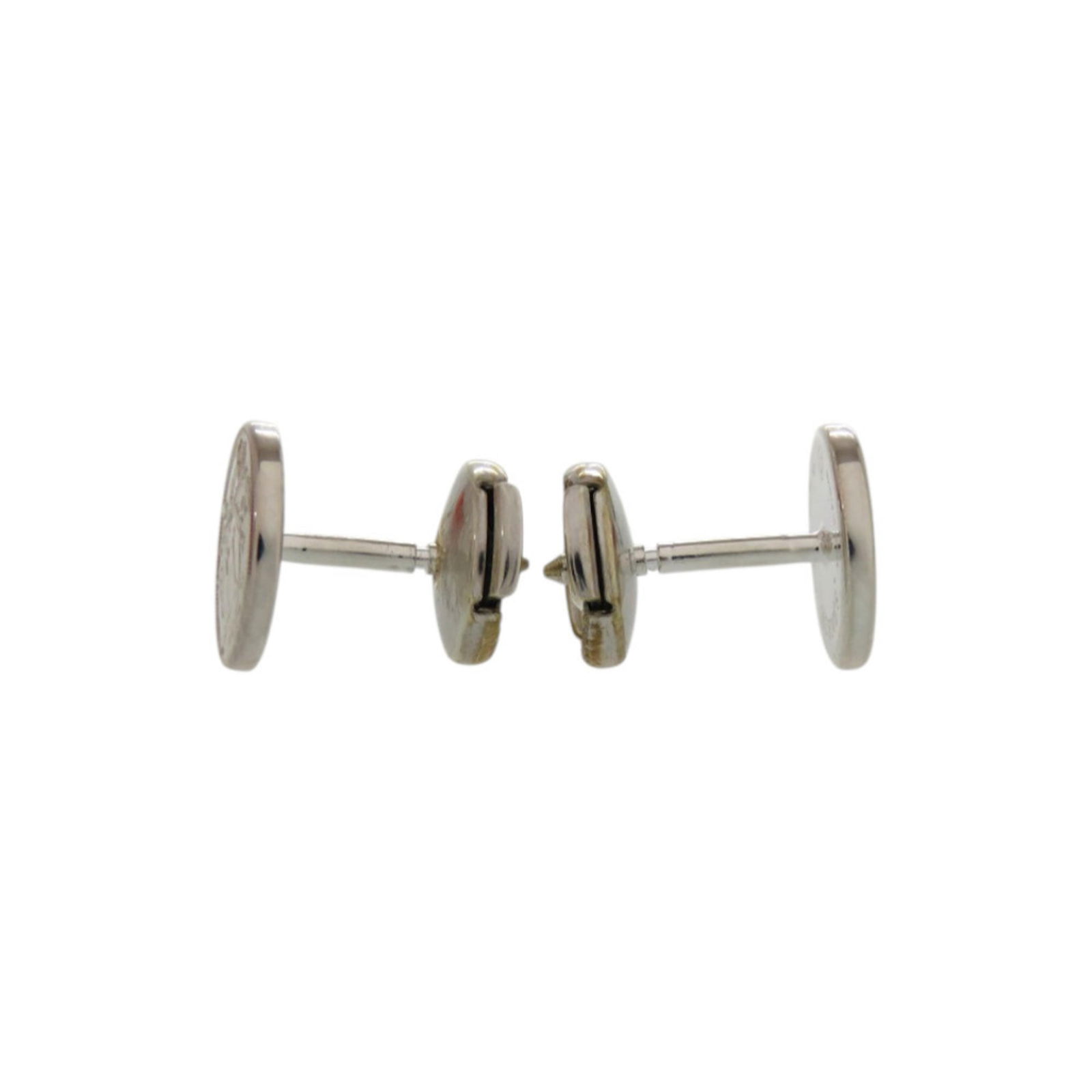 925 Hermes Stud Earrings Silver - 3