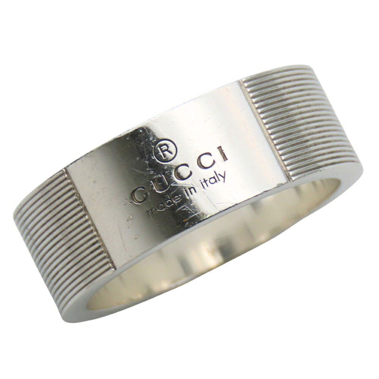 925 Gucci Band Ring Silver - 11