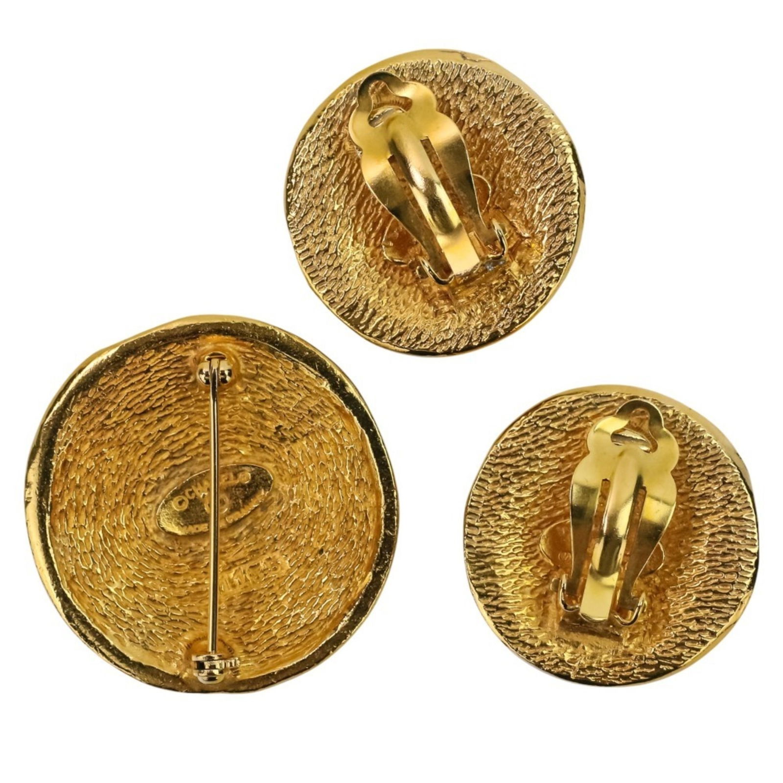 Brass Chanel Brooch - 2