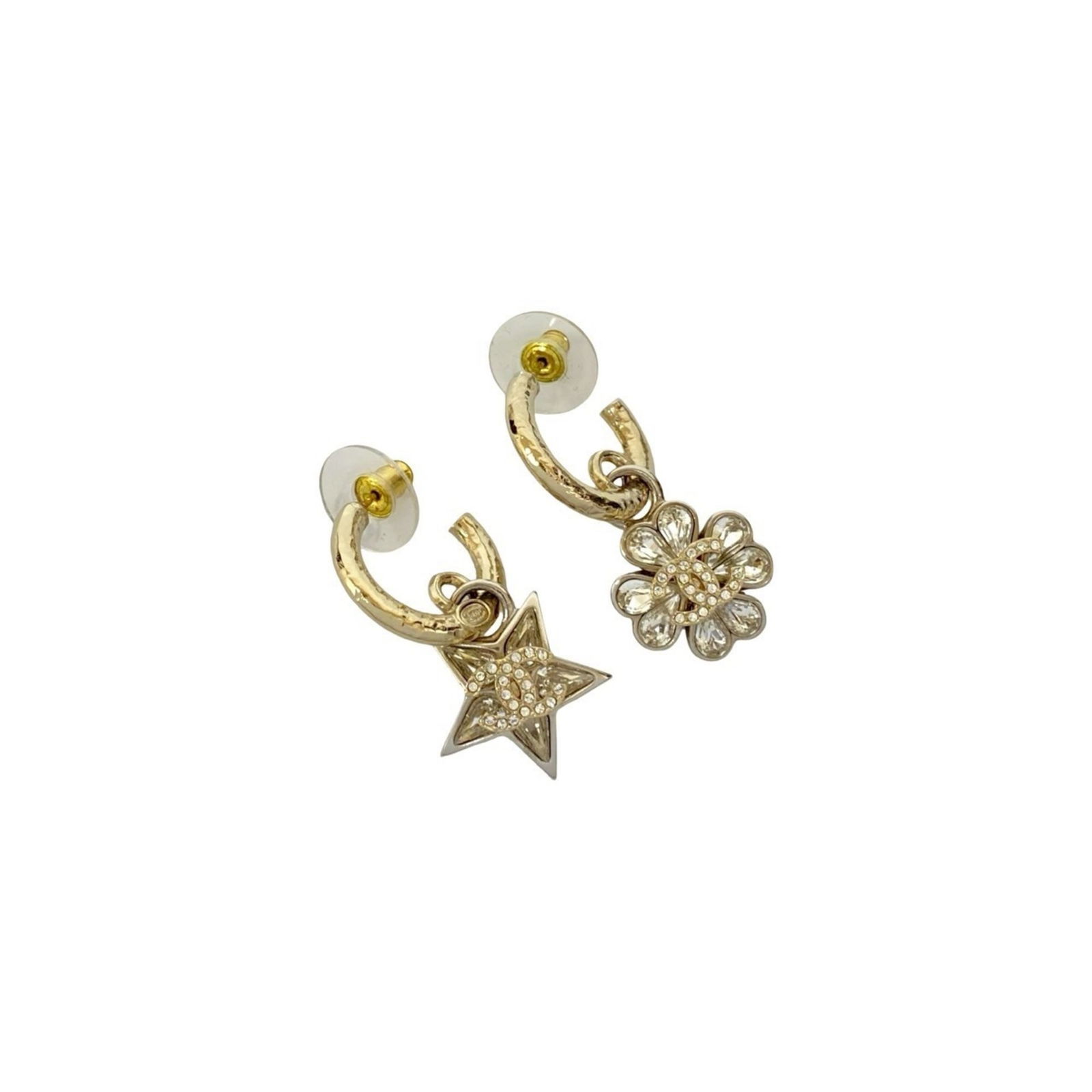 Plating Chanel Stud Earrings Gold - 3