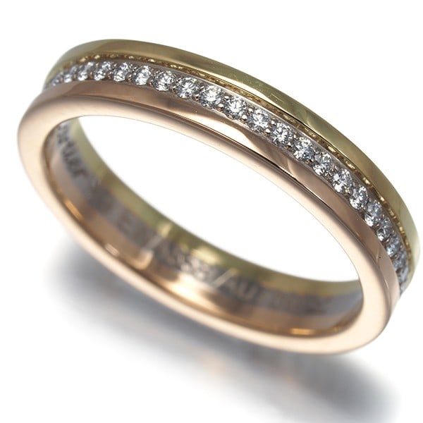 K18 Cartier Ring Diamond Vendome Louis Cartier 3Color Full Eternity Eu49 (1 of 5)