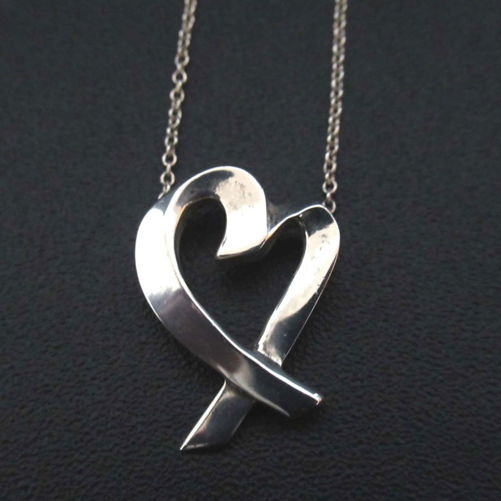 Women Tiffany & Co. Paloma Picasso Loving Heart Necklace Pendant in 925 Sterling Silver for: Women Tiffany & Co. Paloma Picasso Loving Heart Necklace Pendant in 925 Sterling Silver for This listing features Women Tiffany & Co. Paloma Picasso Loving Heart Necklace Pendant in 925 Sterling