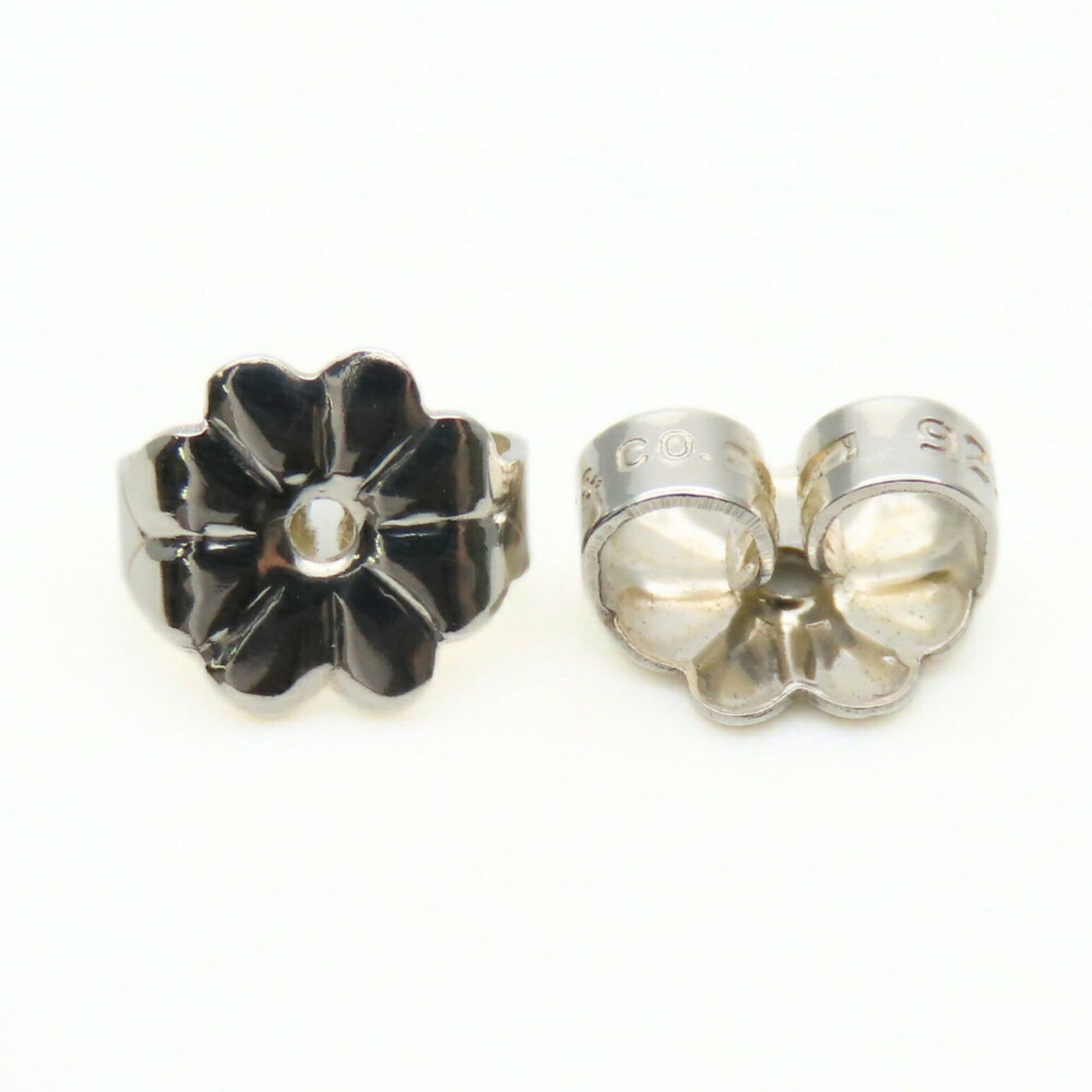 925 Tiffany Stud Earrings Silver - 8