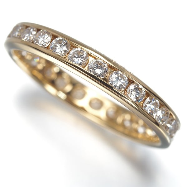 Yg Monnickendam Ring Diamond 0.81Ct Full Eternity Us5.25-5.5 18K (1 of 5)