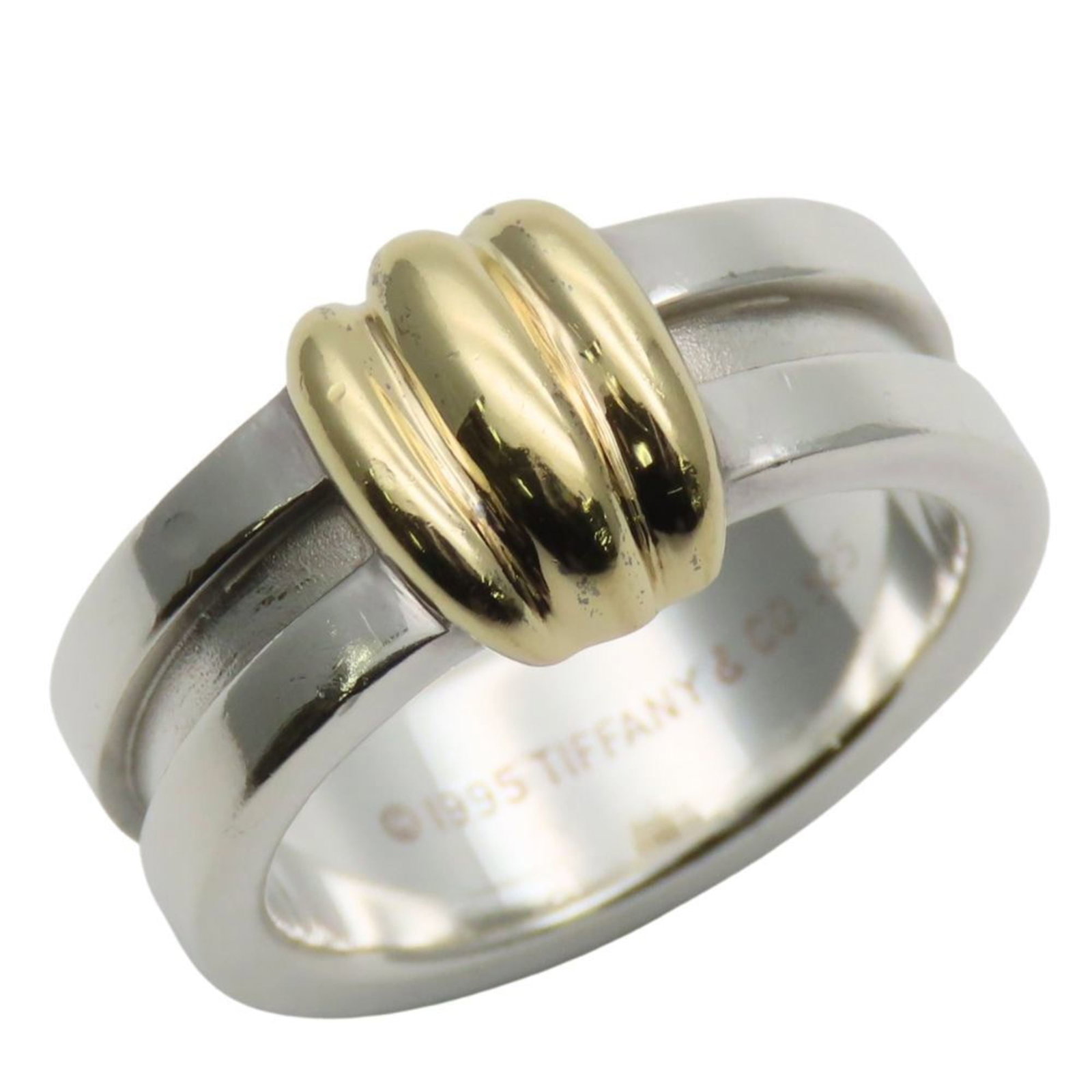 Yellow Gold (18K) - Tiffany Band Ring Silver 925 (1 of 11)