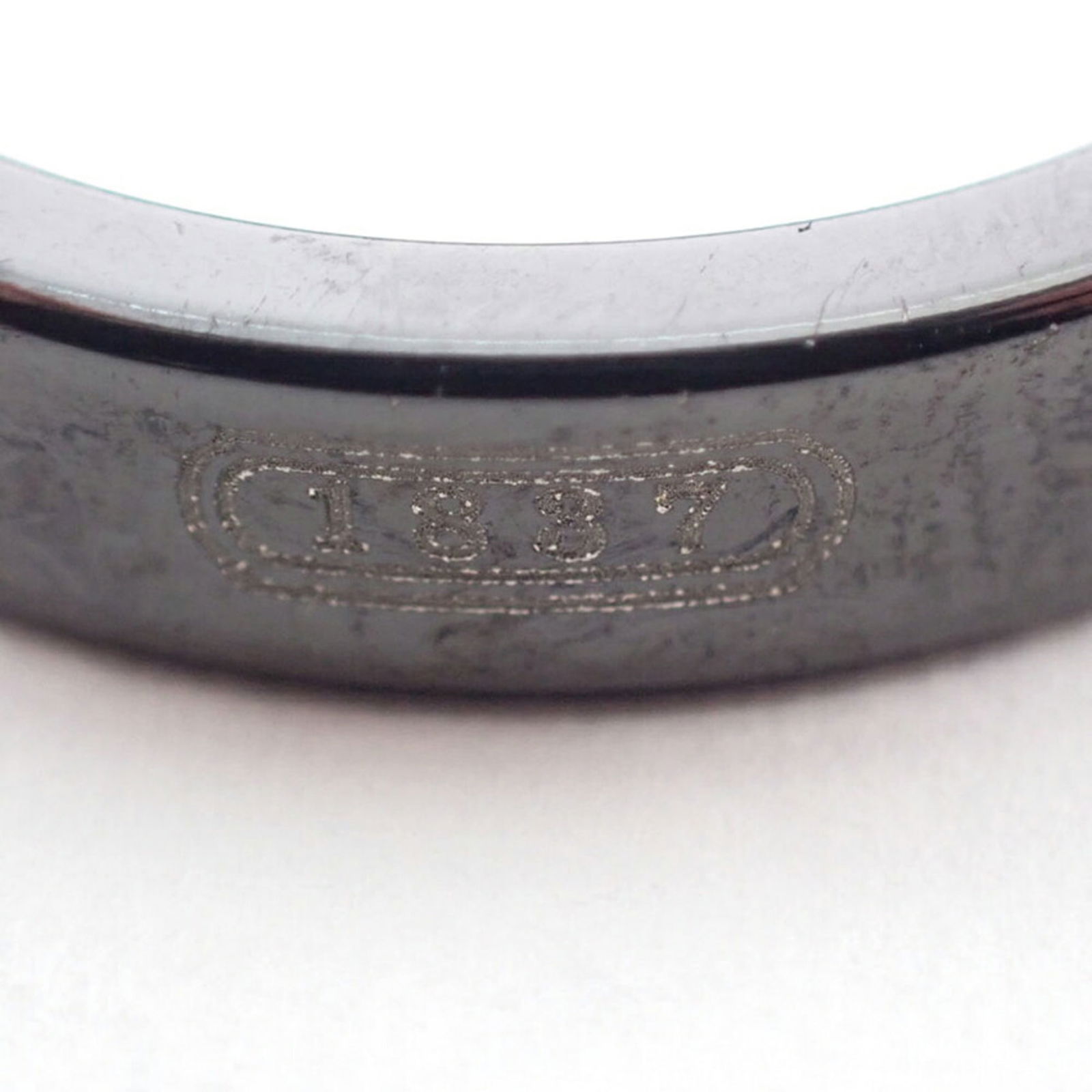 Titanium Tiffany Band Ring - 8