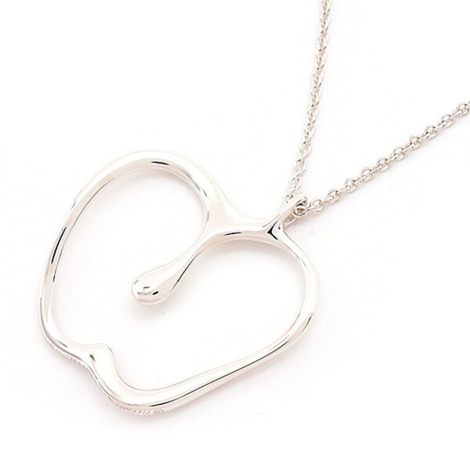 TIFFANY - Tiffany Necklace for Women - Elsa Peretti Apple Long Necklace - Silver SV925: TIFFANY - Tiffany Necklace for Women - Elsa Peretti Apple Long Necklace - Silver SV925 This listing features TIFFANY - Tiffany Necklace for Women - Elsa Peretti Apple Long Necklace - Silver SV925.