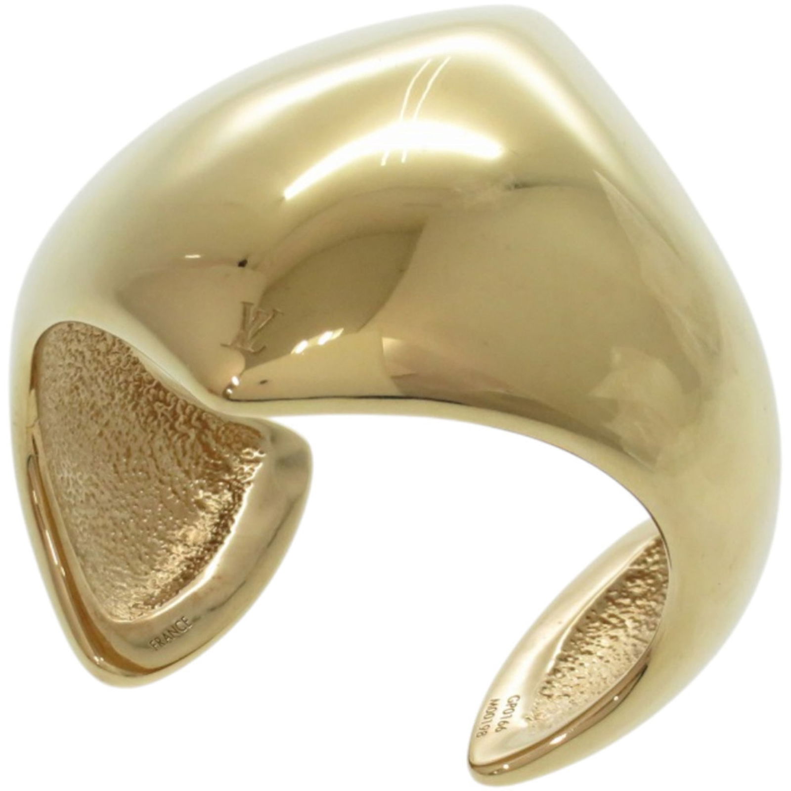 Metal Louis Vuitton Bangle: Metal Louis Vuitton Bangle This listing features Metal Louis Vuitton Bangle. Item specifics are provided below. Item Specifics: Brand: Louis Vuitton Type: Bangle Gender: Women Material: Metal Color: G