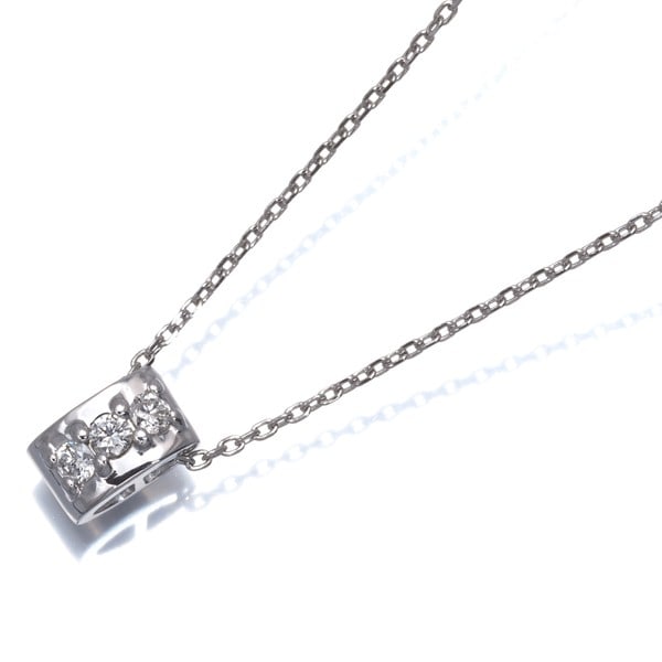 Platinum Diamond 0.11Ct Necklace 850 (1 of 4)