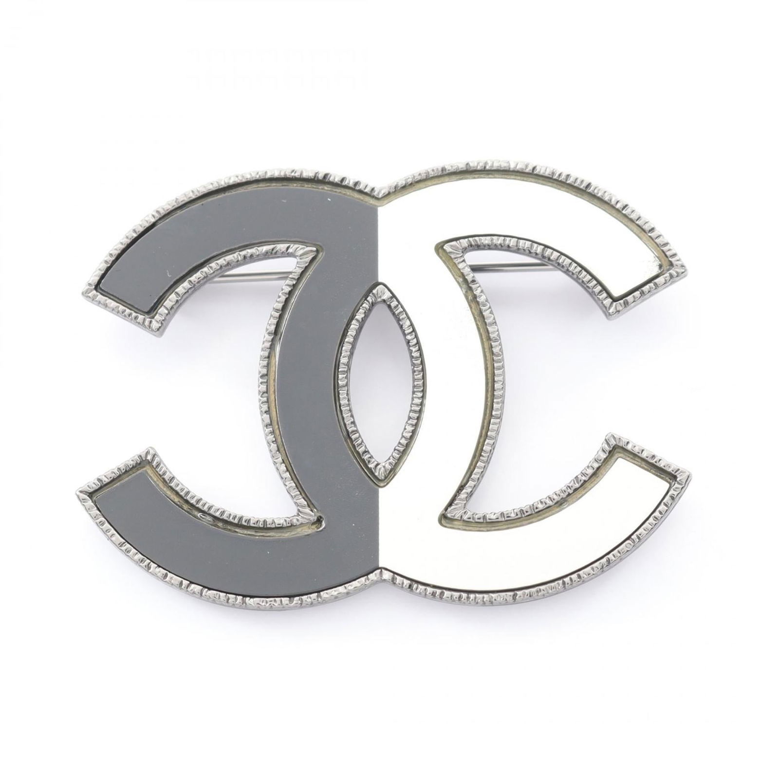 Steel Chanel Brooch Stainless: Steel Chanel Brooch Stainless This listing features Steel Chanel Brooch Stainless. Item specifics are provided below. Item Specifics: Brand: Chanel Type: Brooch Gender: Women Material: Stainless Steel