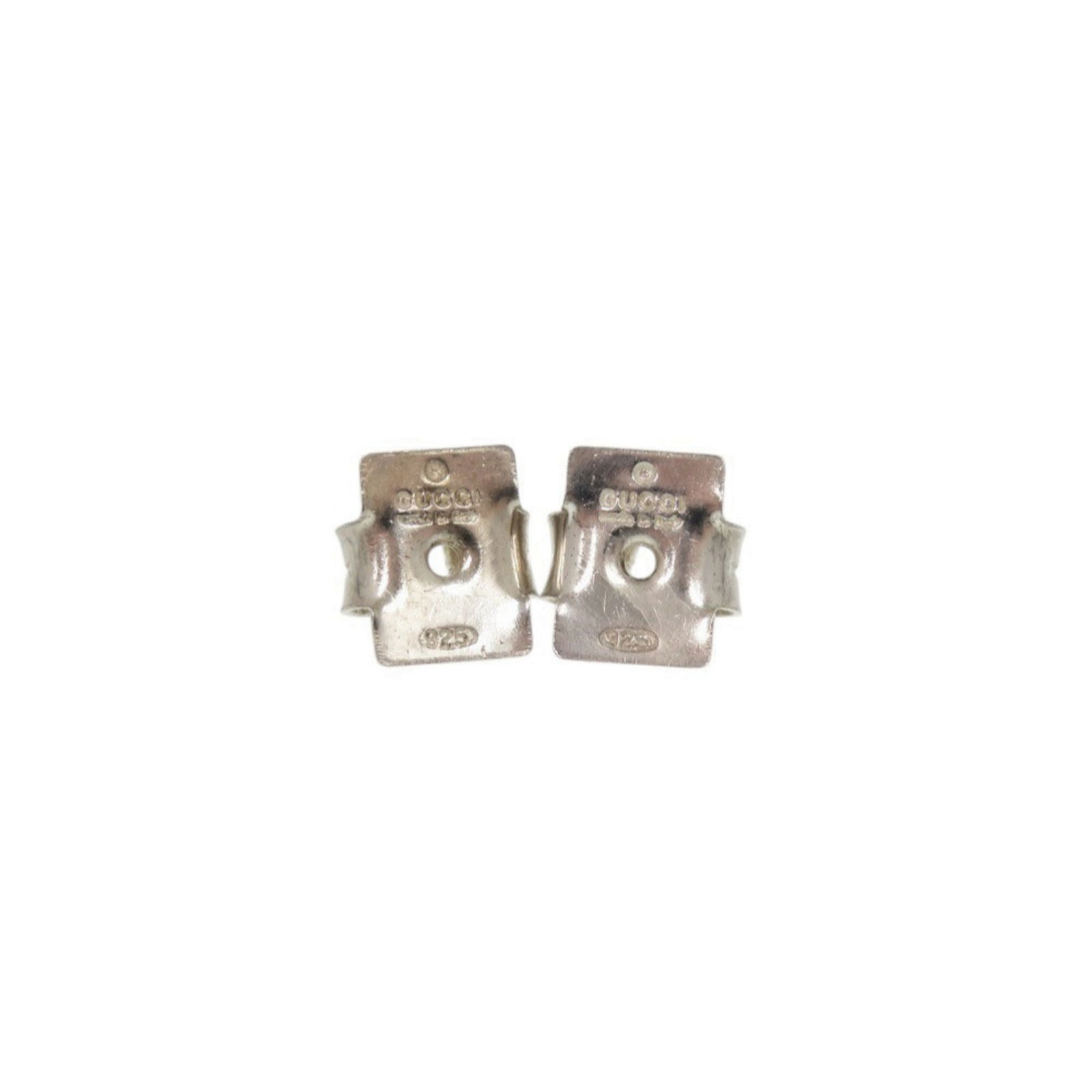 925 Gucci Stud Earrings Silver - 6