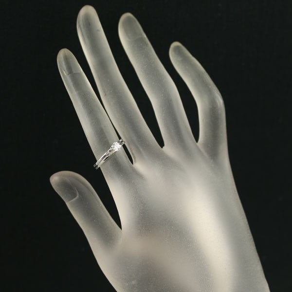 Gold Gucci Ring Diamond 0.23Ct E Vvs1 Ex Infinity Us5 18K 750 White - 5