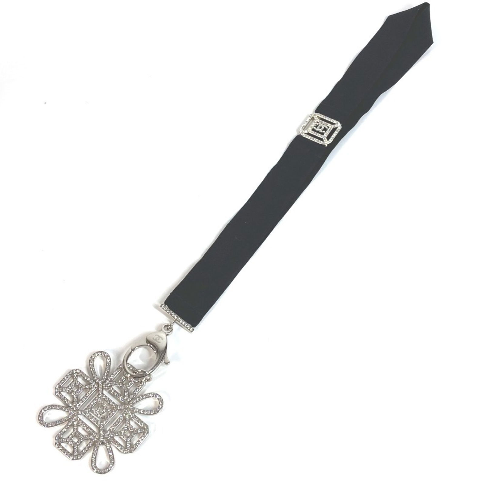 Women's - CHANEL CC Coco Mark Rhinestone Neck Strap Necklace - Metal - Black: Women's - CHANEL CC Coco Mark Rhinestone Neck Strap Necklace - Metal - Black This listing features Women's - CHANEL CC Coco Mark Rhinestone Neck Strap Necklace - Metal - Black. Item specifics are