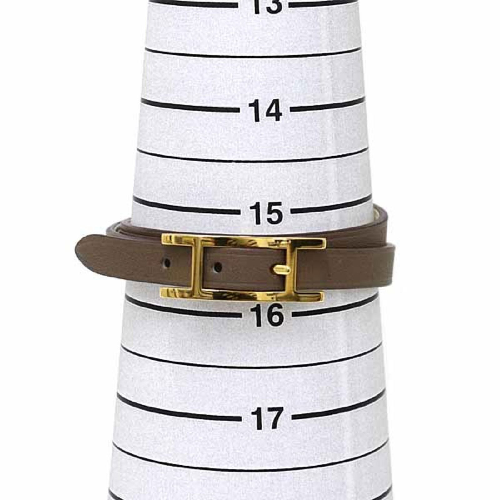 Leather Hermes Charm Bracelet Swift - 6