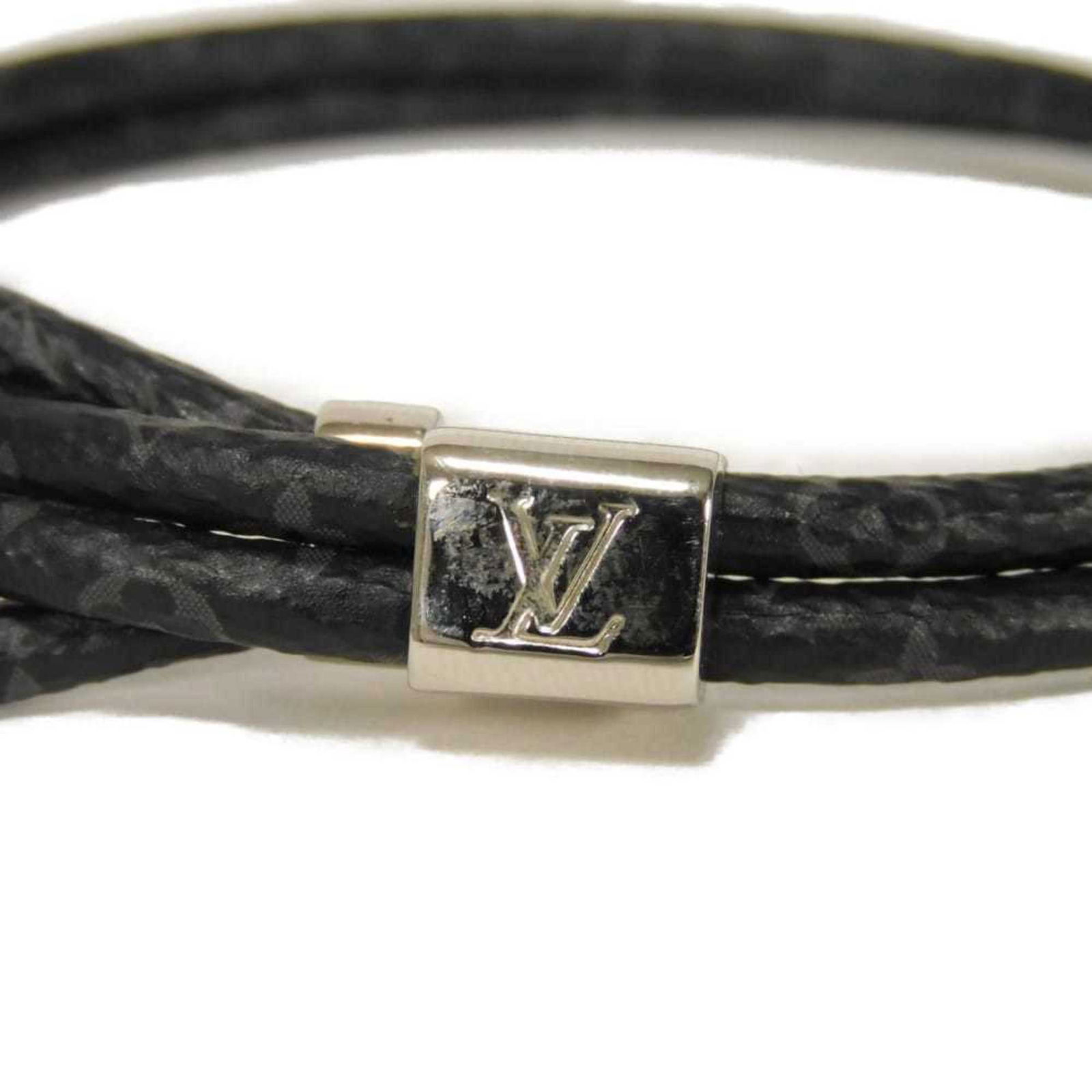 Ruthenium - Louis Vuitton Charm Bracelet Monogram Eclipse - 4