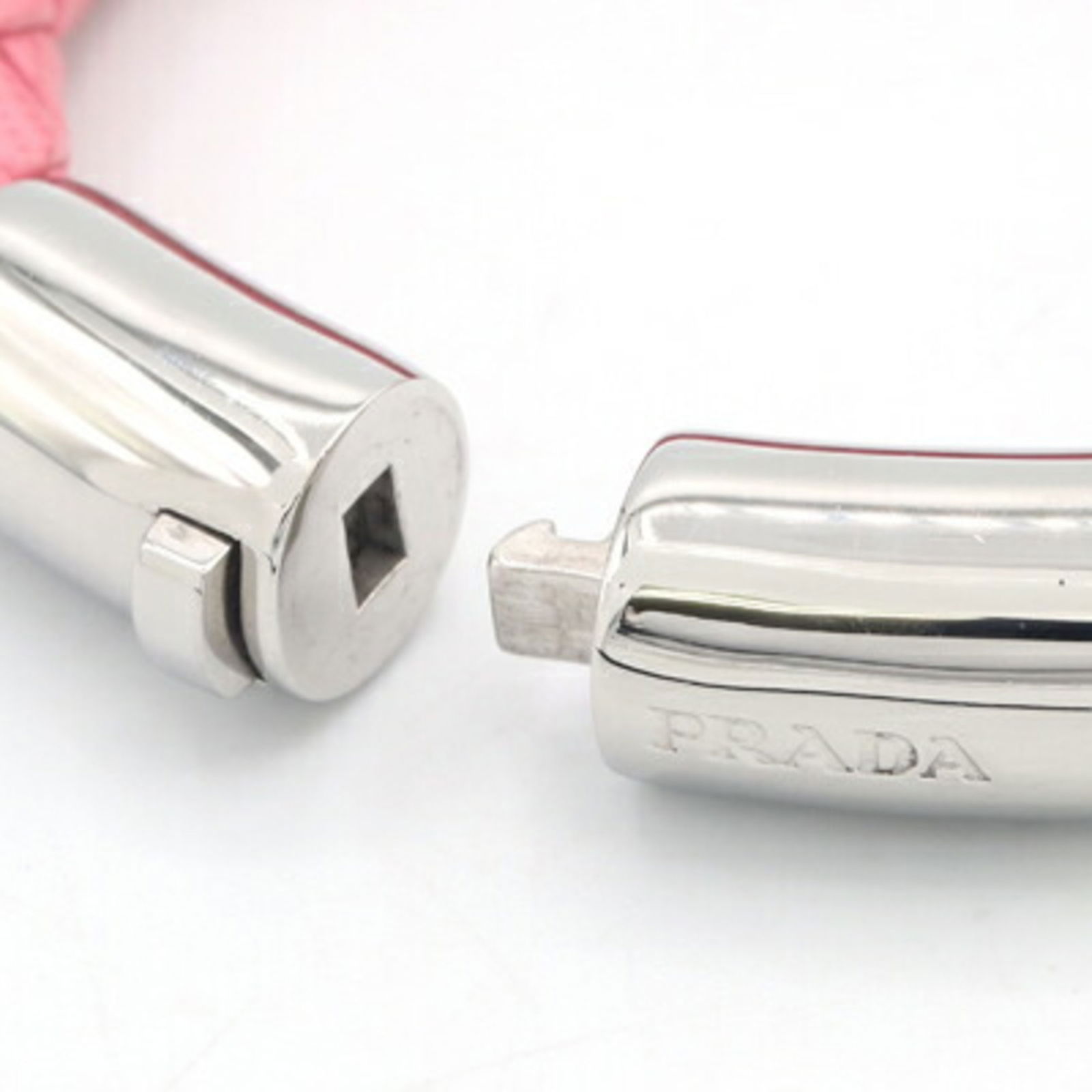 Leather Prada Charm Bracelet - 3