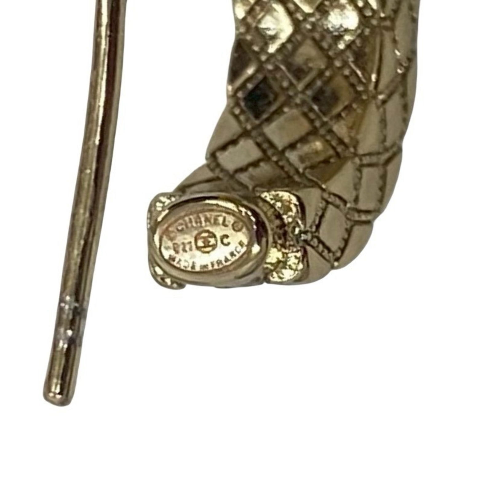 Plating Chanel Stud Earrings Gold - 2