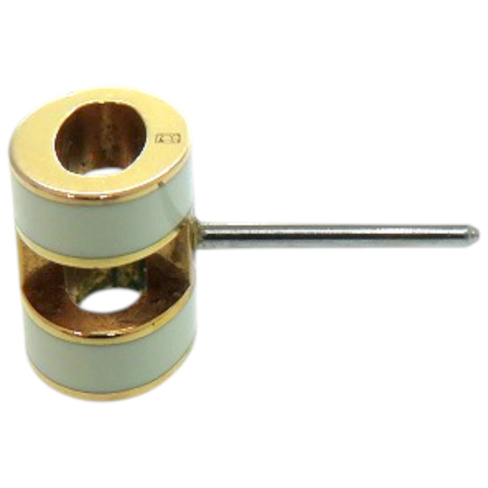 Metal Hermes Stud Earrings - 5