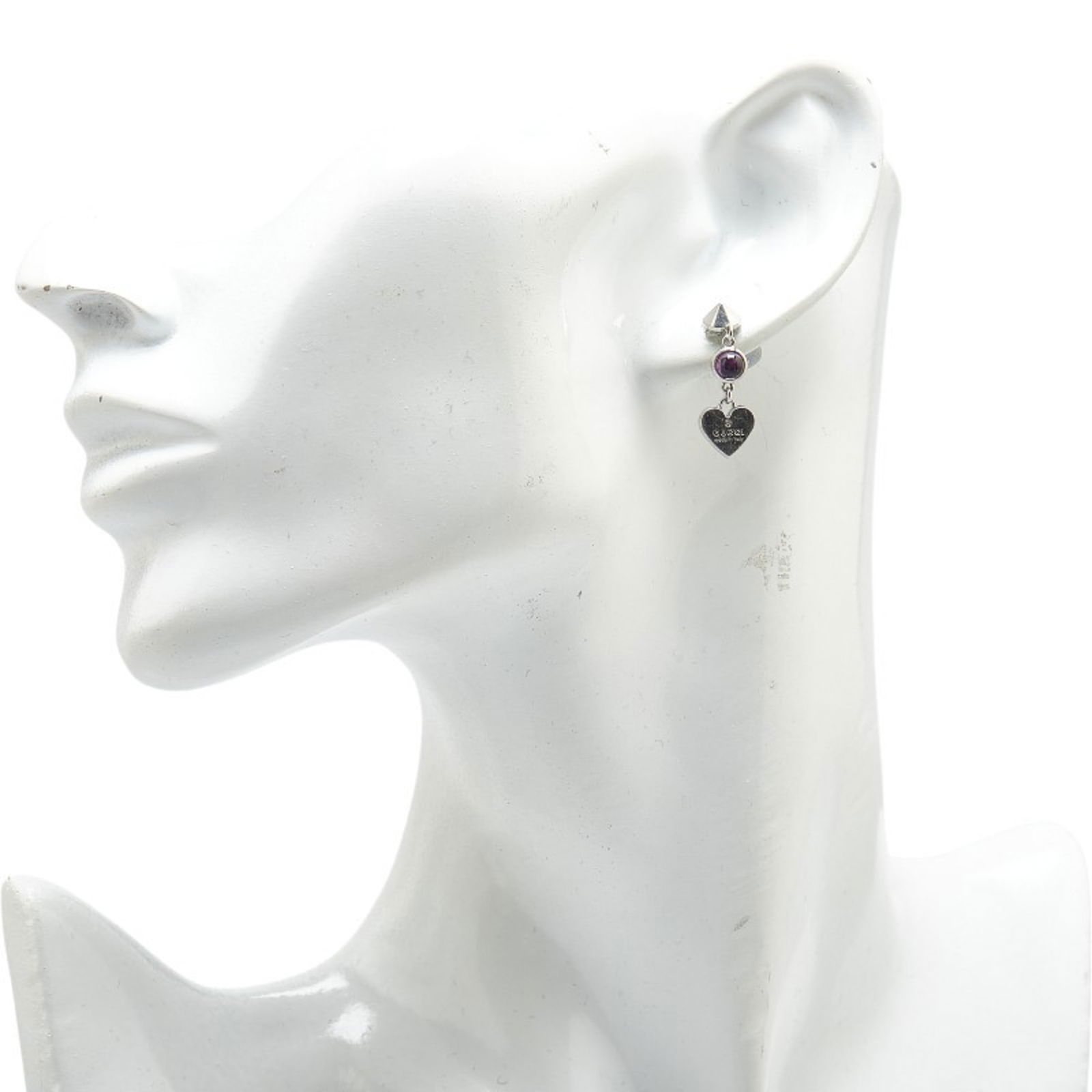 925 Gucci Stud Earrings Silver - 6