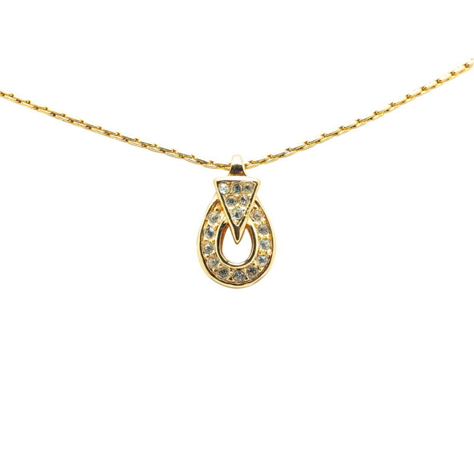 for women. - Christian Dior pendant necklace - gold plated with rhinestones: for women. - Christian Dior pendant necklace - gold plated with rhinestones This listing features for women. - Christian Dior pendant necklace - gold plated with rhinestones. Item specifics are