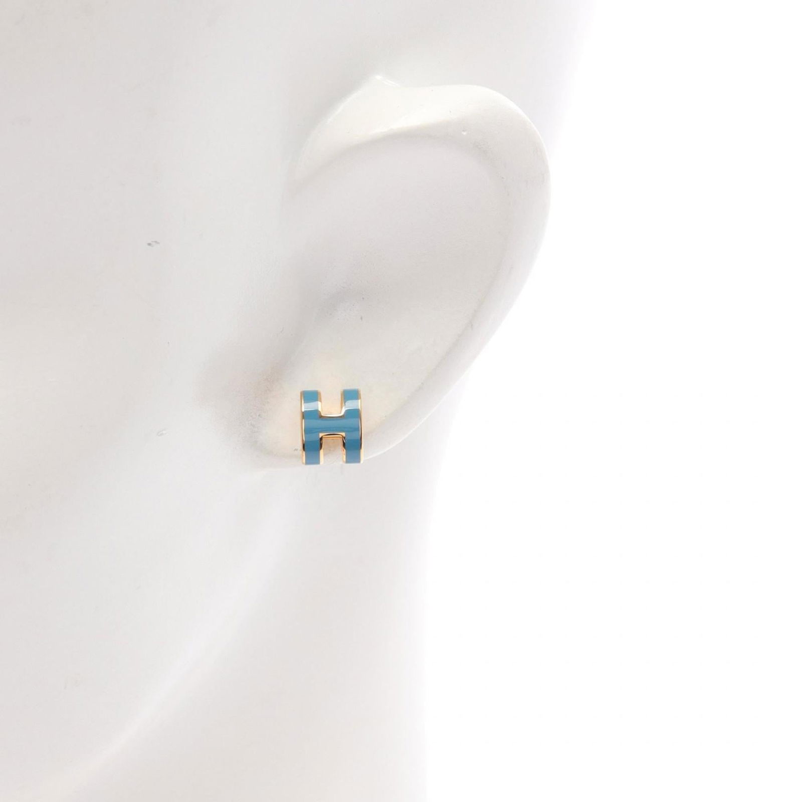 Plating Hermes Stud Earrings Gold - 4