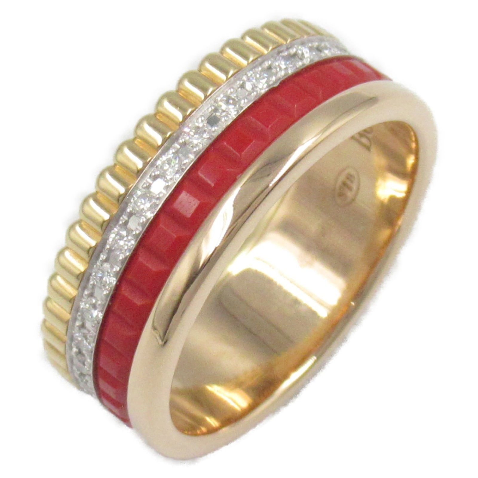 Yellow Gold (18K) - Boucheron Band Ring Ceramic - Pink Gold (18K) - White Gold (18K): Yellow Gold (18K) - Boucheron Band Ring Ceramic - Pink Gold (18K) - White Gold (18K) This listing features Yellow Gold (18K) - Boucheron Band Ring Ceramic - Pink Gold (18K) - White Gold (18K). Item sp