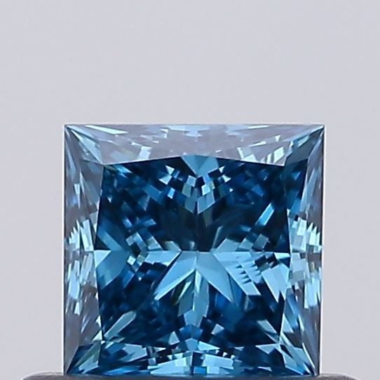 Loose Lab Diamond - IGI Princess 0.46ct Fancy Vivid Blue VVS2 (1 of 1)