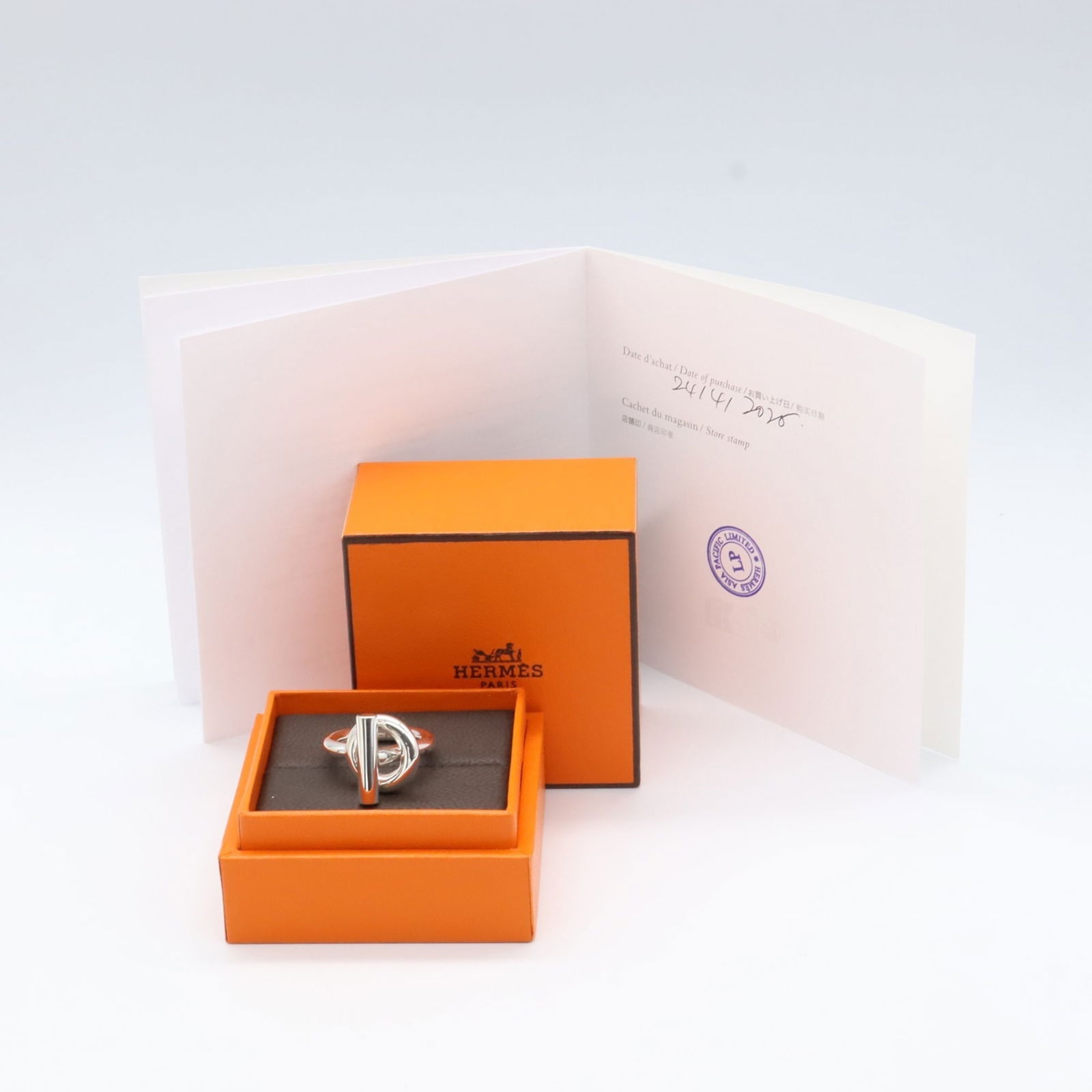 925 Hermes Band Ring Silver - 8