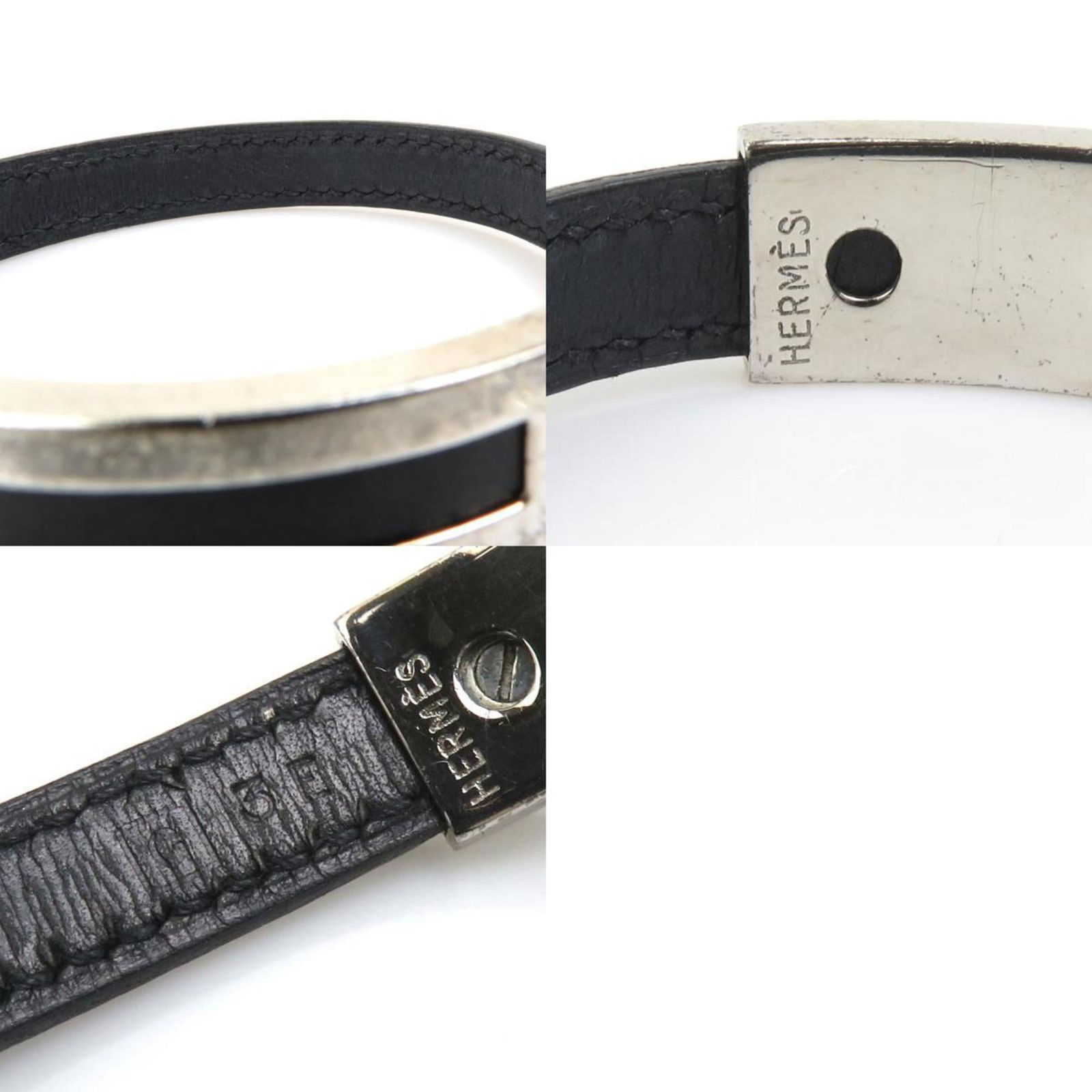 Metal - Hermes Charm Bracelet Leather - 5